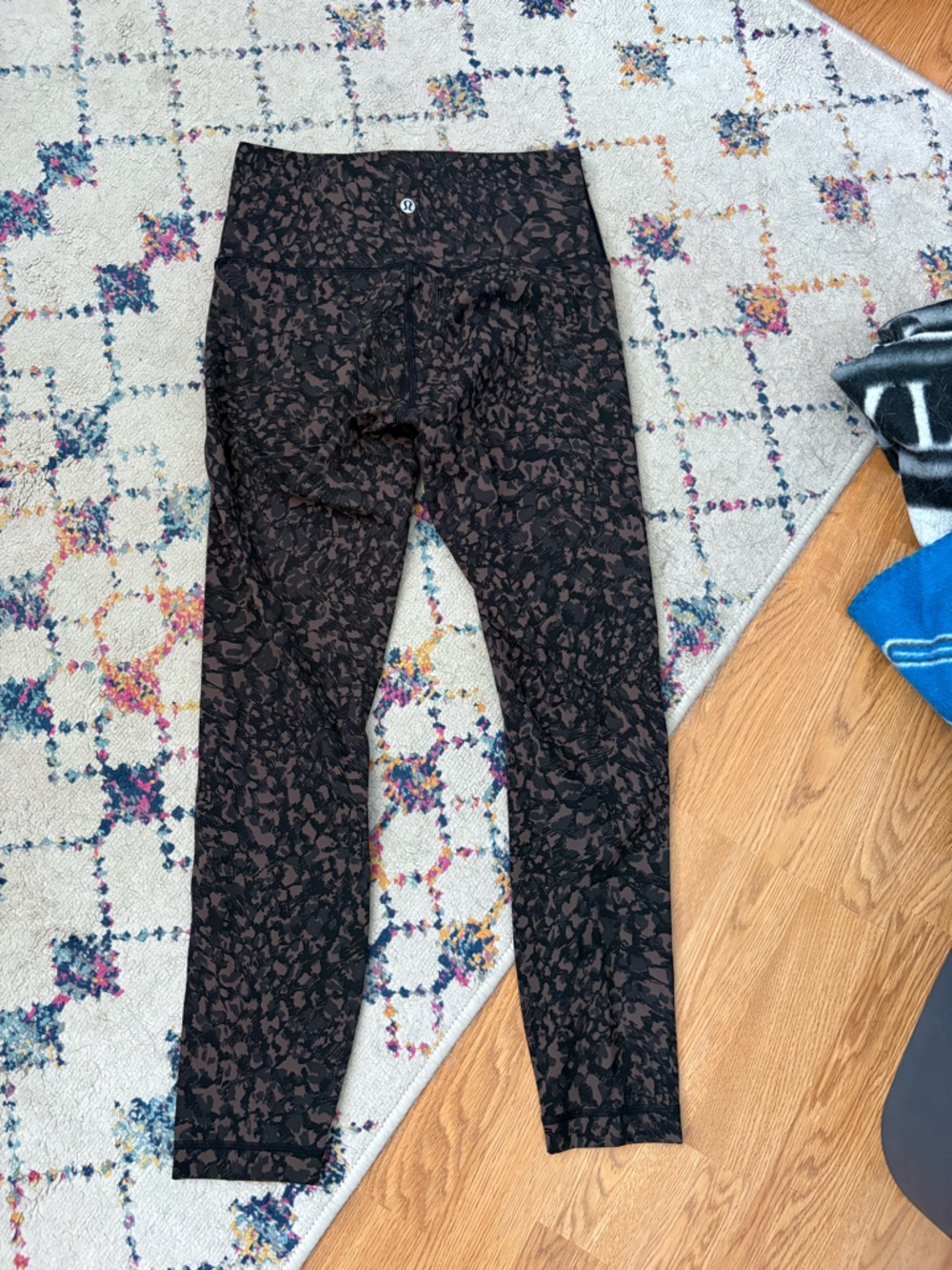 Black & Brown Printed Lululemon Leggings